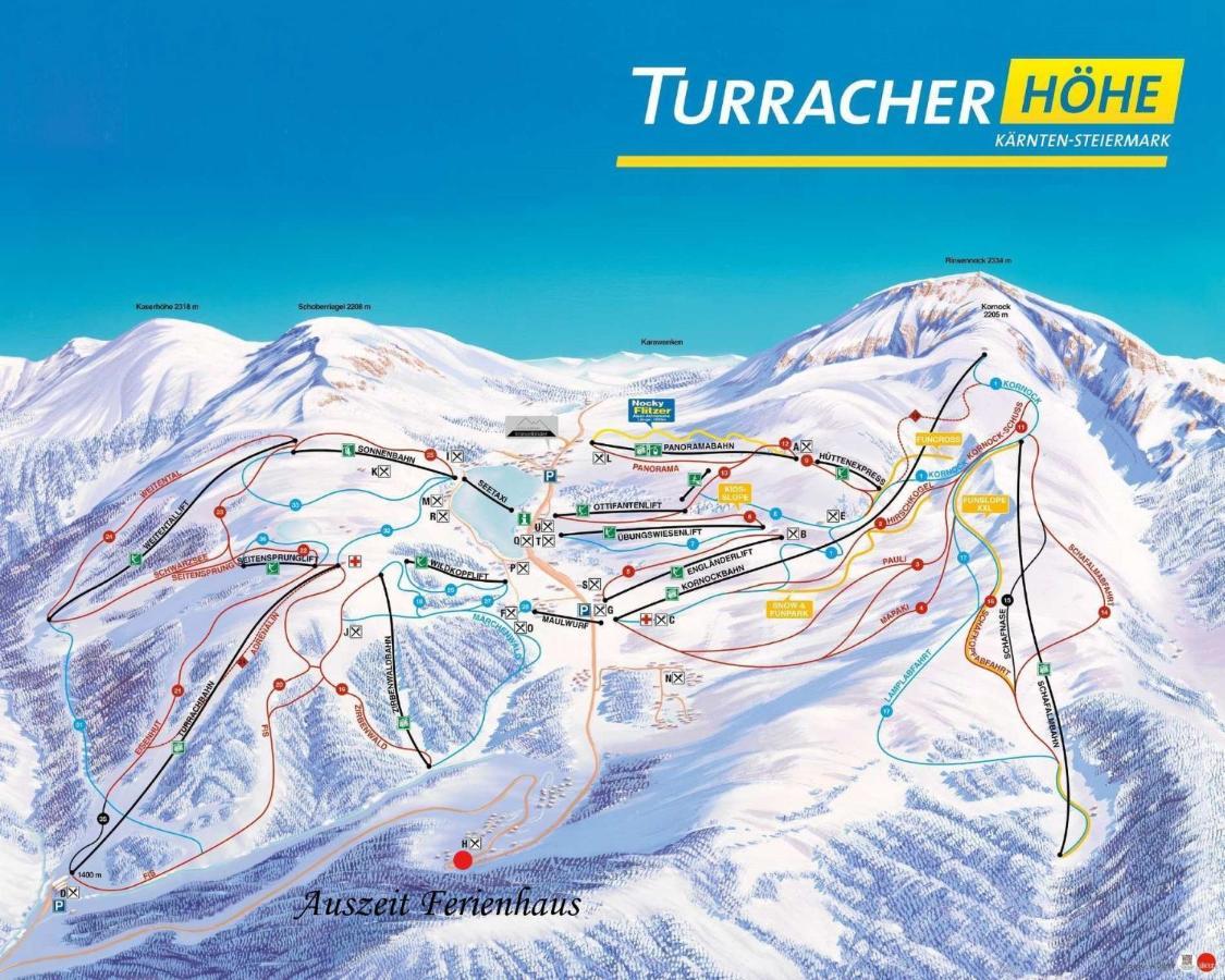 Auszeit Ferienhaus Fur 6 Personen ,Mit Grosser Terrasse Und Panoramablick, Turracher Hohe -A1 Haus 436 A Links- Dış mekan fotoğraf